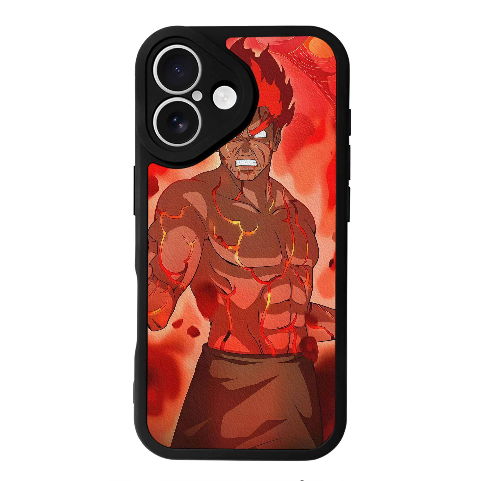 （画像用） NARUTO -ナルト- NARUTO -ナルト- 疾風伝 【iPhone 16シリーズ対応】シリコンスマホケース（レザー調） 材質：シリコン